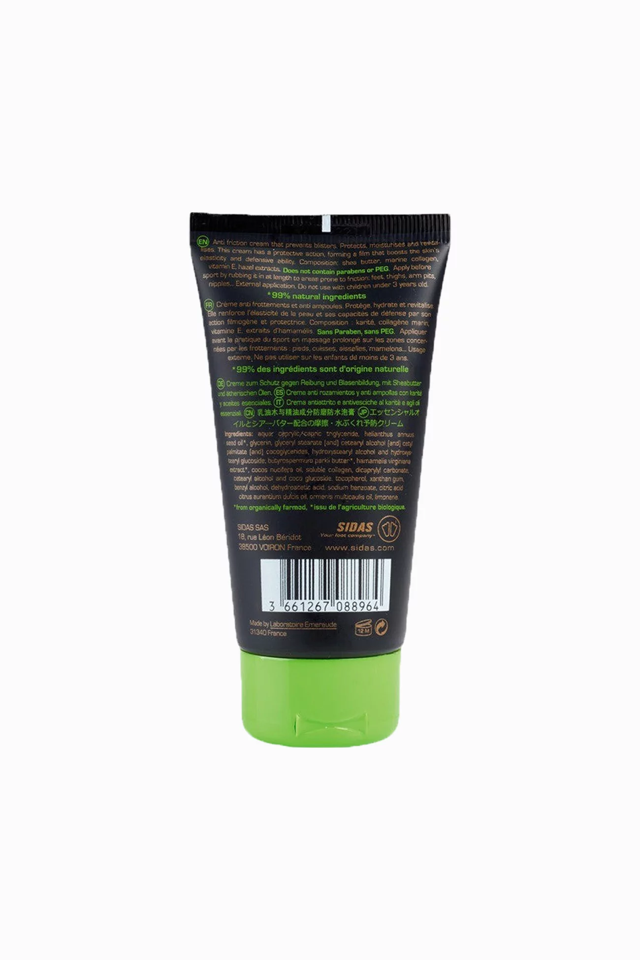 Sidas Anti-Friction Cream 75ml | Centre Commercial